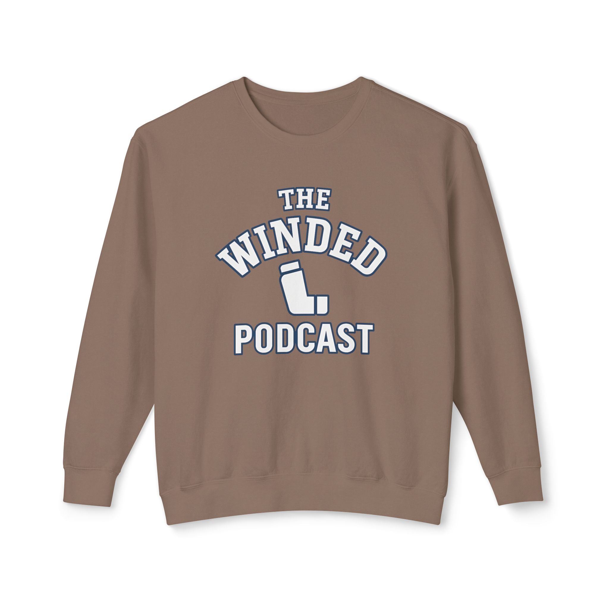 Winded Podcast Lightweight Crewneck Sweatshirt