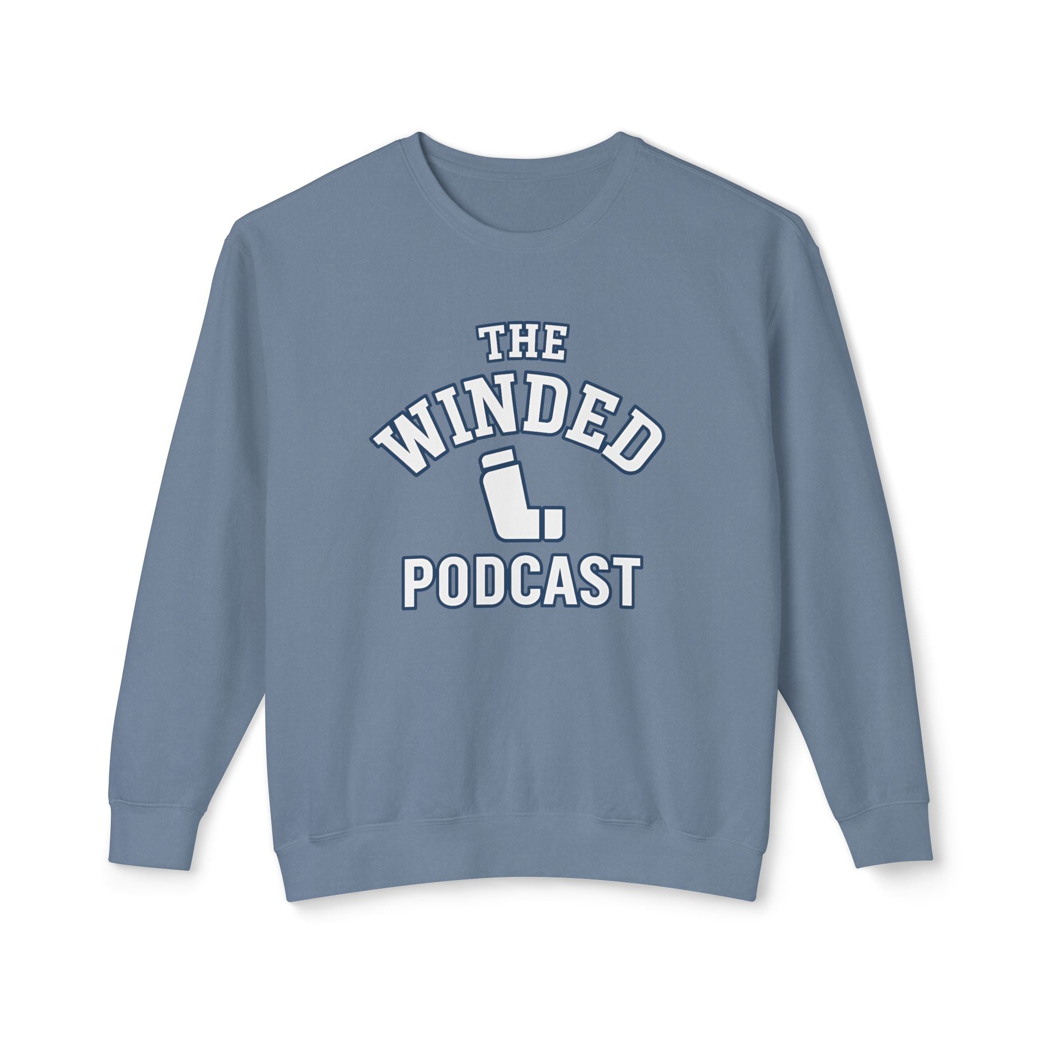 Winded Podcast Lightweight Crewneck Sweatshirt