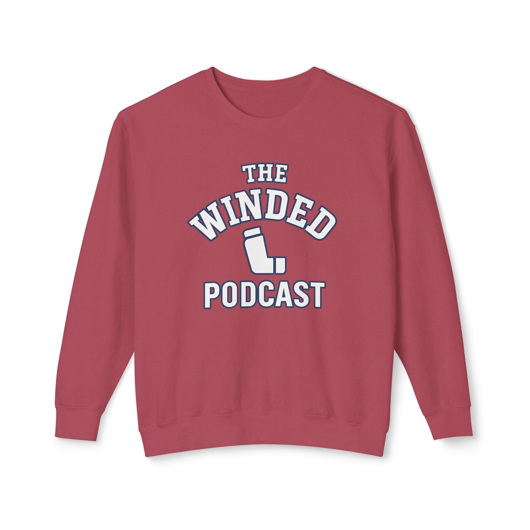 Winded Podcast Lightweight Crewneck Sweatshirt