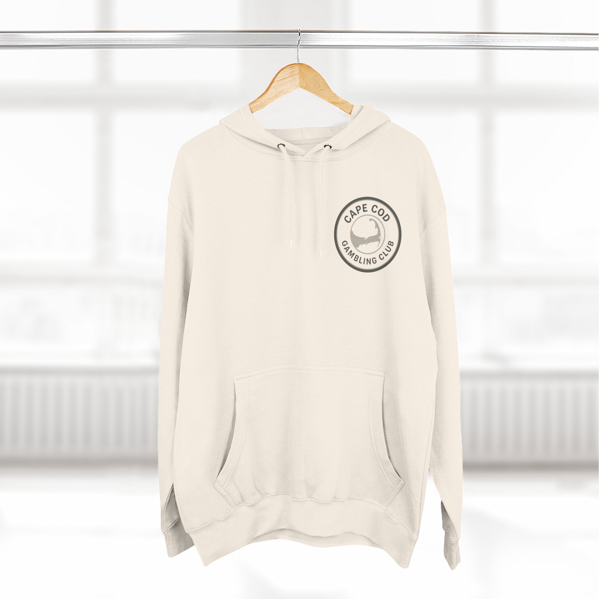 Cape Cod Gambling Club Three-Panel Fleece Hoodie