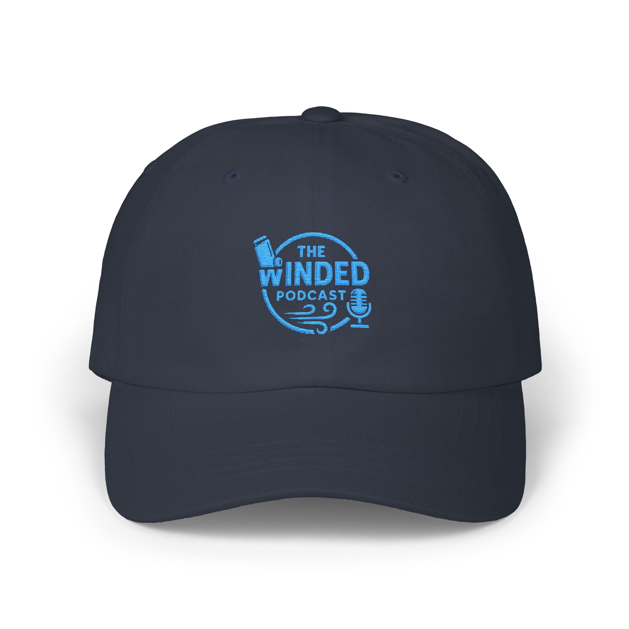 Dad Cap with Winded Podcast Logo