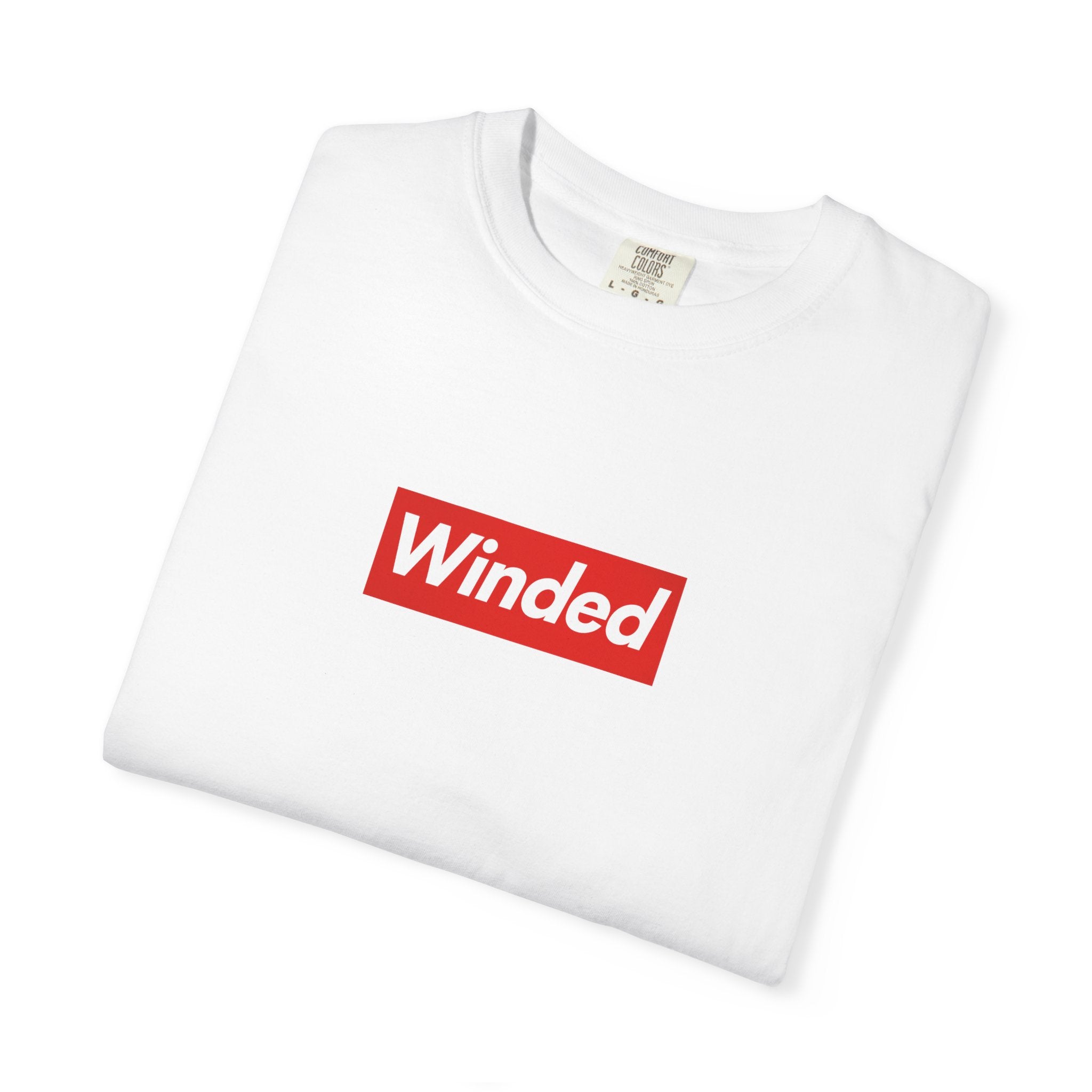 Winded Unisex Garment-Dyed T-Shirt | Casual Fashion Tee, Streetwear Style, Everyday Wear, Gift for Him/Her, Graphic Tee for All Occasions