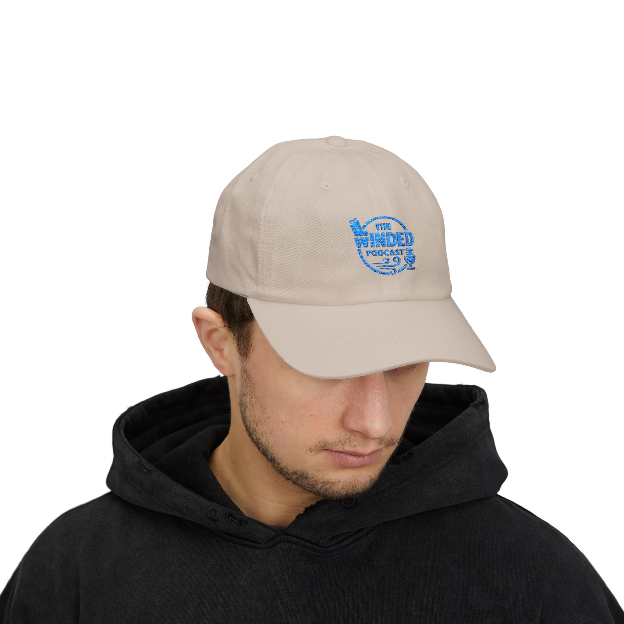 Dad Cap with Winded Podcast Logo